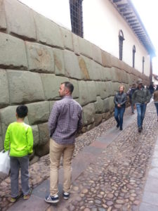 An ancient Inca wall